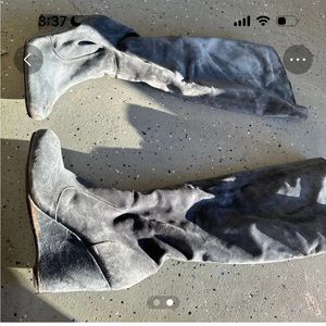 Blue boots